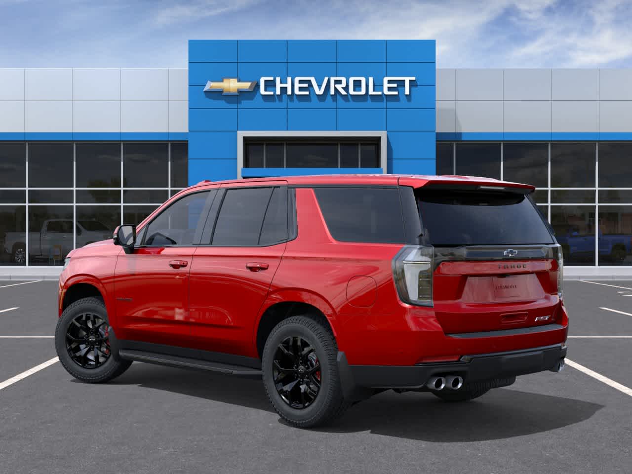 2026 Chevrolet Tahoe — rear three-quarter view